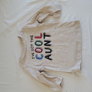 "I've got the cool aunt" long sleeved tee